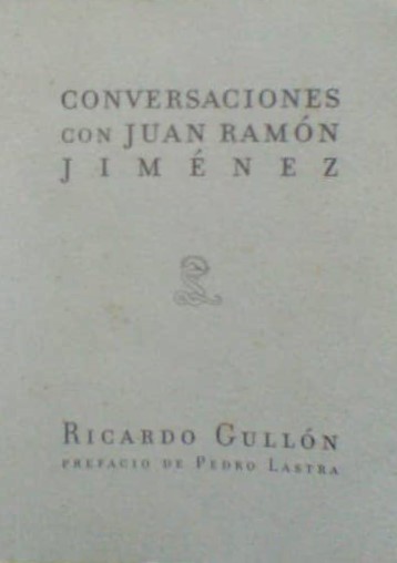 Conversaciones con Juan Ramón Jiménez